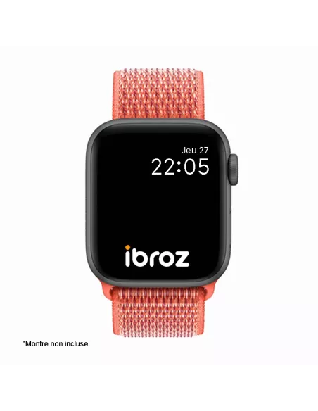 Bracelet Nylon Loop Sport pour Apple Watch 7, 6, SE, 5, 4, 3 - Nect...