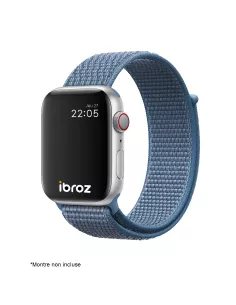 Nylon Loop Sport Wristband for Apple Watch 7, 6, SE, 5, 4, 3 - Cold... 2