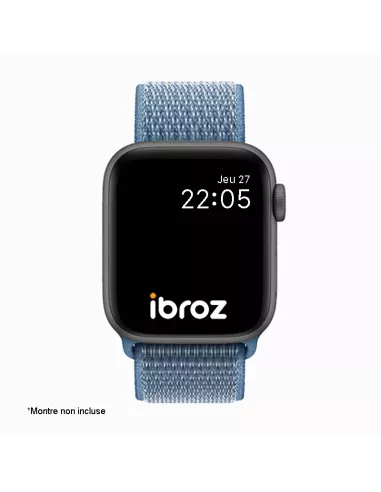 Nylon Loop Sport Wristband for Apple Watch 7, 6, SE, 5, 4, 3 - Cold...