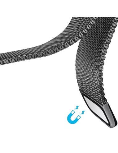 Apple Watch Band 7, 6, SE, 5, 4, 3 - Stainless steel Milanese mesh - G...