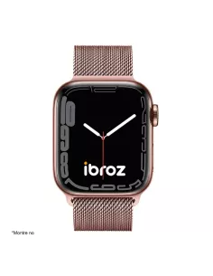 Apple Watch Band 8, 7, 6, SE, 5, 4, 3 - Stainless Steel Milanese ... 2