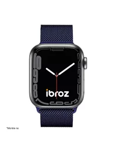 Apple Watch Band 8, 7, 6, SE, 5, 4, 3 - Stainless Steel Milanese ... 2