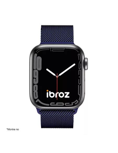 Apple Watch Band 8, 7, 6, SE, 5, 4, 3 - Stainless Steel Milanese ...