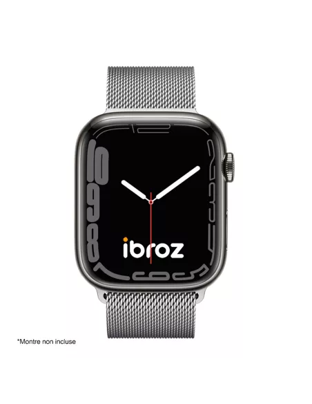 Apple Watch Band 8, 7, 6, SE, 5, 4, 3 - Stainless Steel Milanese ...
