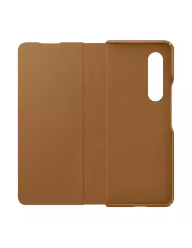 Samsung Galaxy Z Fold 3 (5G) - Flip Case Genuine Leather - Camel | I...