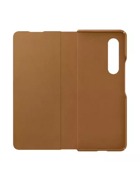 Samsung Galaxy Z Fold 3 (5G) - Flip Case Genuine Leather - Camel | I...