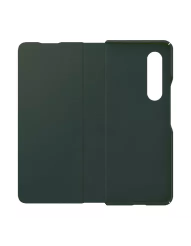 Samsung Galaxy Z Fold 3 (5G) - Etui Flip Cuir Véritable - Vert Sequ...