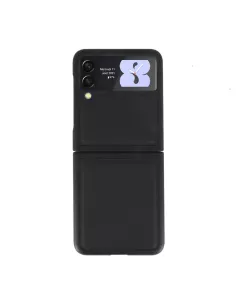 Samsung Galaxy Z Flip 3 (5G) - Etui Flip Cuir Véritable - Noir | Ibroz 2