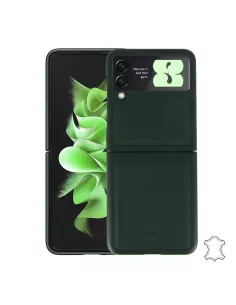 Samsung Galaxy Z Flip 3 (5G) - Flip Genuine Leather Case - Sequ...