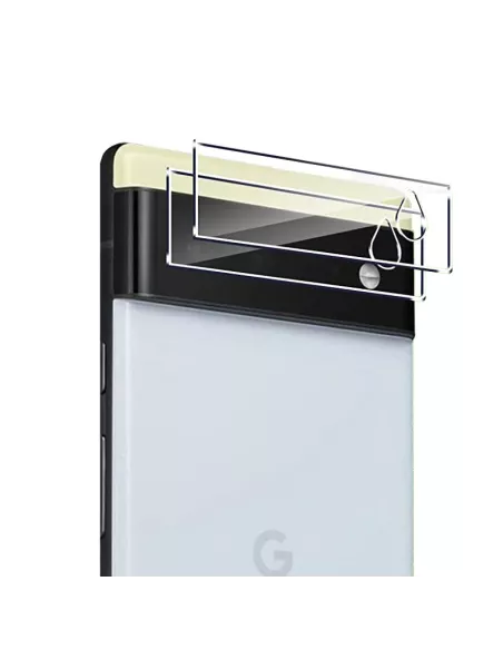 Lot de 2 Protections objectif caméra pour Google Pixel 6 en verre t...