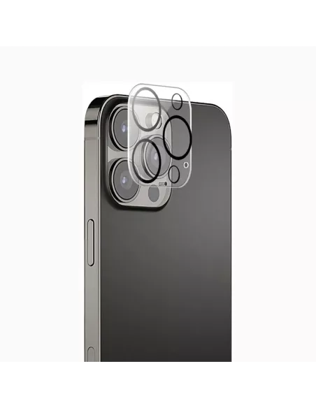 Lot de 2 Protections objectif caméra pour iPhone 12 Pro en verre tr...