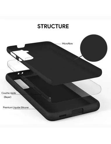 Samsung Galaxy S21 (5G) Liquid Silicone Case + Screen Protector (5...