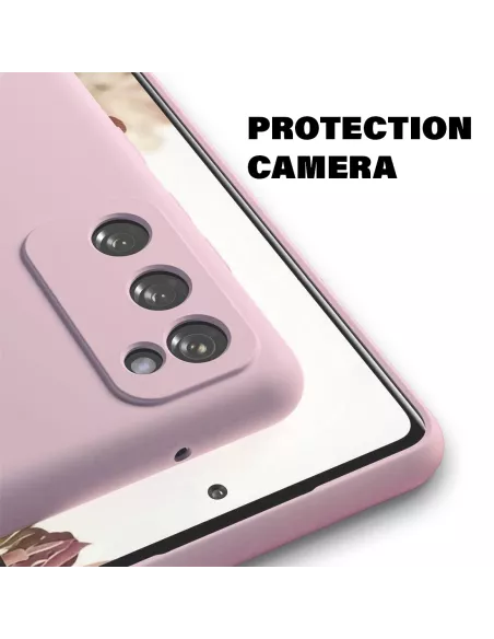 Samsung Galaxy S20 FE Coque Liquid Silicone + Protection Ecran (5D)...
