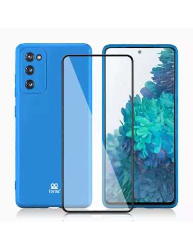 Samsung Galaxy S20 FE Coque Liquid Silicone + Protection Ecran (5D)...