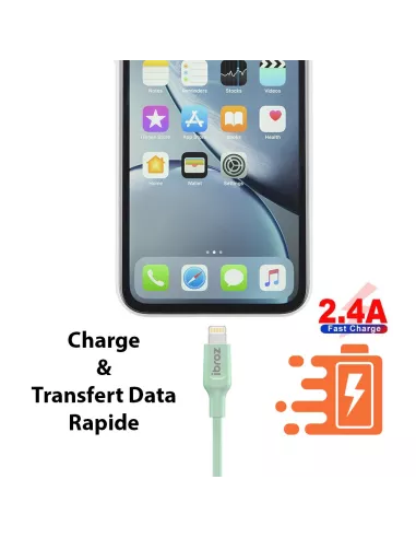 iPhone, iPad, AirPod cable - Lightning to USB type A - Charge and ...