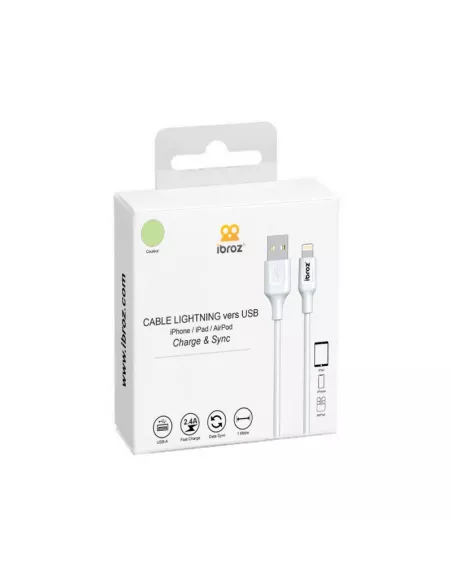 iPhone, iPad, AirPod cable - Lightning to USB type A - Charge and ...