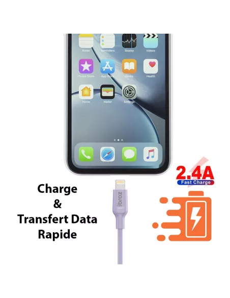 iPhone, iPad, AirPod cable - Lightning to USB type A - Charge and ...