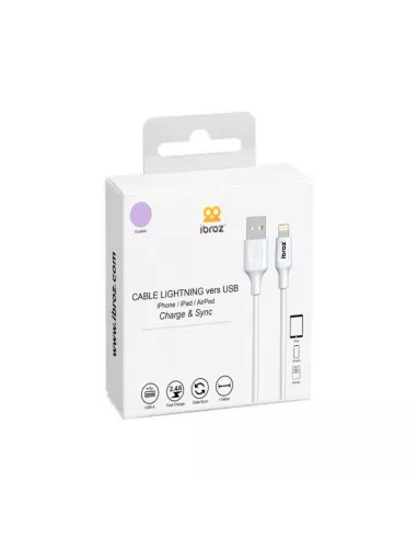 iPhone, iPad, AirPod cable - Lightning to USB type A - Charge and ...