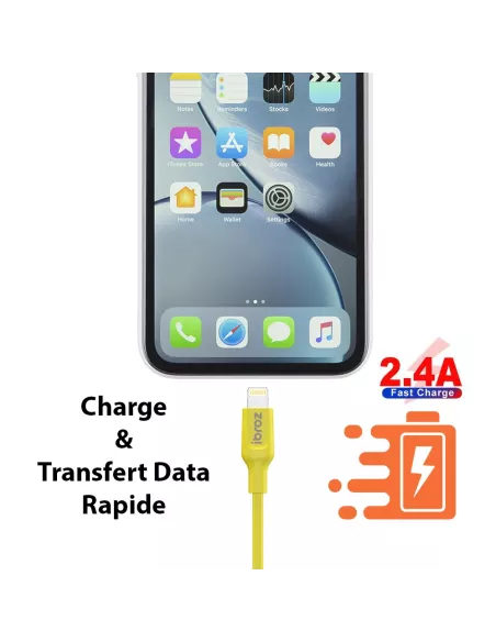 iPhone, iPad, AirPod cable - Lightning to USB type A - Charge and ...