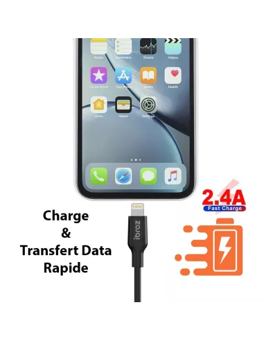iPhone, iPad, AirPod cable - Lightning to USB type A - Charge and ...