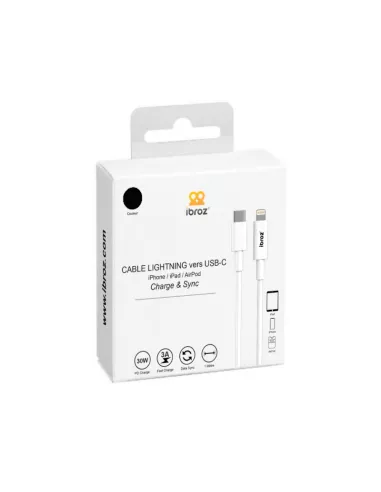 iPhone, iPad, AirPod cable - Lightning to USB-C (30W-3A) - Fast C...