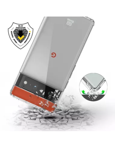 Google Pixel 6 Pro - Space Bayer - Shockproof Case Double Protectio...