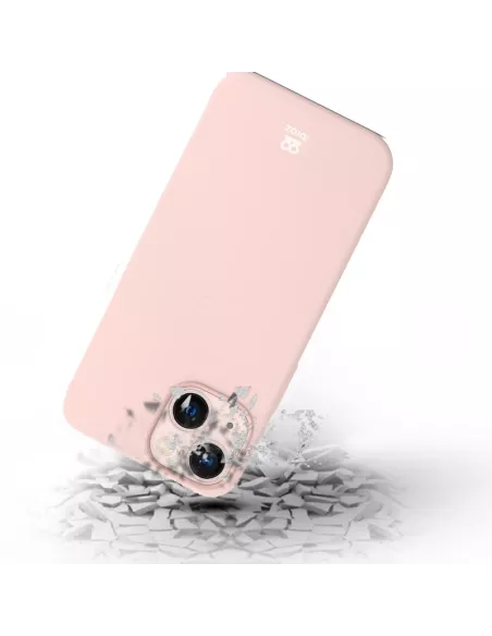 Apple iPhone 13 (6.1") Liquid Silicone Case + 9H Tempered Glass (5D)...
