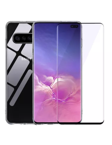Galaxy S10 Plus Inoglass tempered glass shell + 9H tempered glass | ...