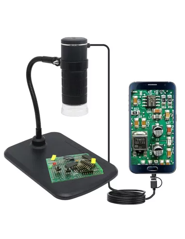 Microscope Digital Connecté - 1000x pour réparation électronique sm...