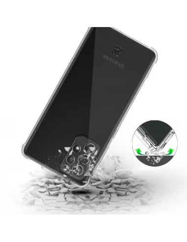 Samsung Galaxy A52-A52s Pack Coque antichocs + Protection écran 9H ...
