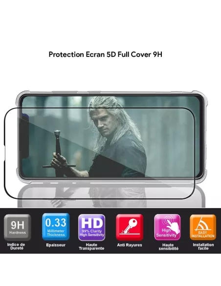 Samsung Galaxy A52-A52s Pack Shockproof Case + Screen Protector 9H ...