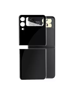 Samsung Galaxy Z Flip 3 Protection arrière en verre trempé - Noire ...