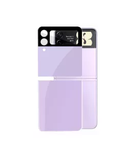 Samsung Galaxy Z Flip 3 Tempered glass back protector - Mauve ...