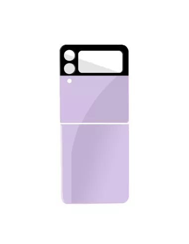 Samsung Galaxy Z Flip 3 Protection arrière en verre trempé - Mauve ...