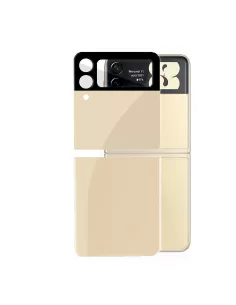 Samsung Galaxy Z Flip 3 Tempered glass back protector - Gold |...