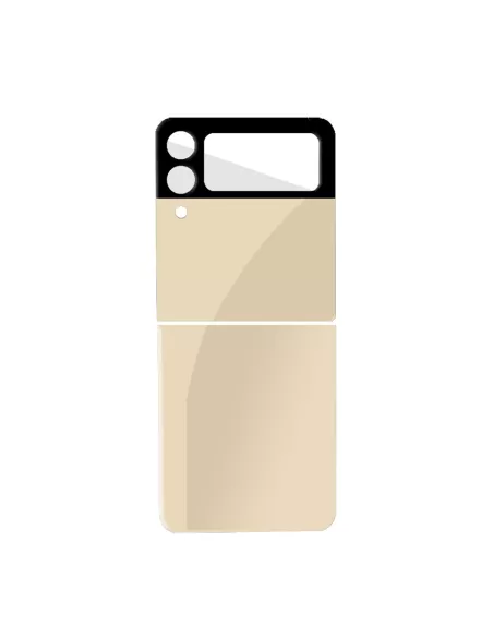 Samsung Galaxy Z Flip 3 Tempered glass back protector - Gold |...
