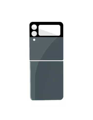 Samsung Galaxy Z Flip 3 Tempered glass back protector - Green...