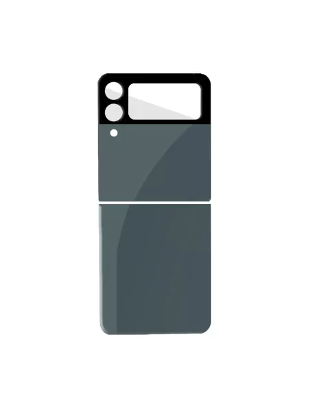 Samsung Galaxy Z Flip 3 Protection arrière en verre trempé - Vert d...