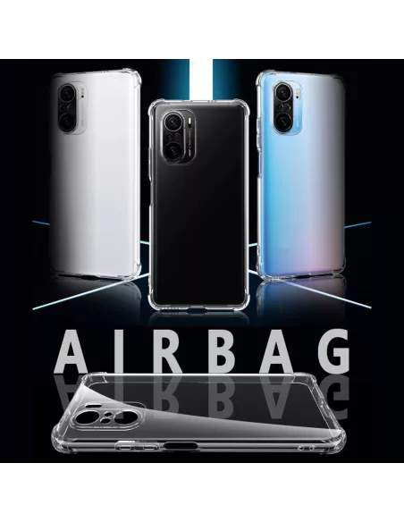 Xiaomi Mi 11i Pack Coque antichocs + Protection écran 9H - Transpar...