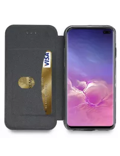 Galaxy S10+ Leather Case Folio CLAM | Ibroz 2