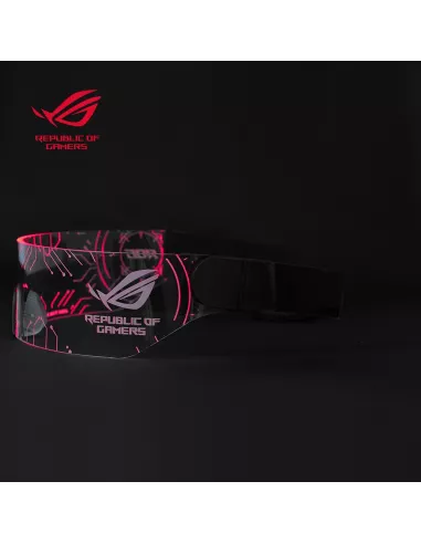 Asus ROG Lunettes CyberPunk Tron Cybergoth - Goggle Glass - Rouge |...