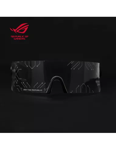 Asus ROG Lunettes CyberPunk Tron Cybergoth - Goggle Glass - Rouge |...