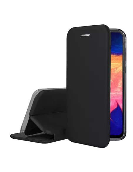 Samsung Galaxy A10 Leather Case Folio CLAM | Ibroz