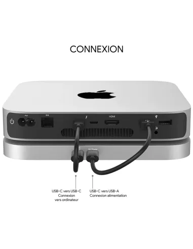 Dock HUB MC25 PRO Extension Mémoire SATA SSD / HDD 2.5’’ / SSD M2 e...