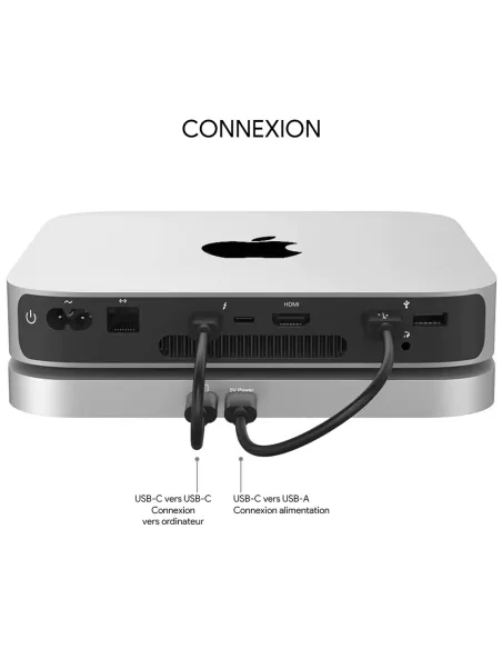 Dock HUB MC25 PRO Extension Mémoire SATA SSD / HDD 2.5’’ / SSD M2 e...