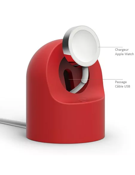 Support Socle de charge "Bullet" pour Apple Watch 7, 6, 5, 4, 3 | I...