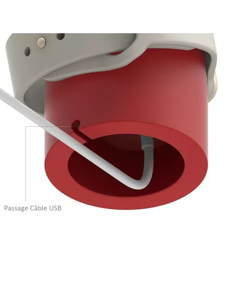 Support Socle de charge "Bullet" pour Apple Watch 7, 6, 5, 4, 3 | I...
