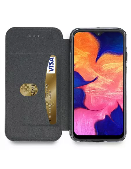 Samsung Galaxy A10 Etui Cuir Folio CLAM | Ibroz
