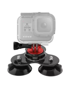 Support Auto Triple Ventouse pour Gopro et caméra sport | Ibroz