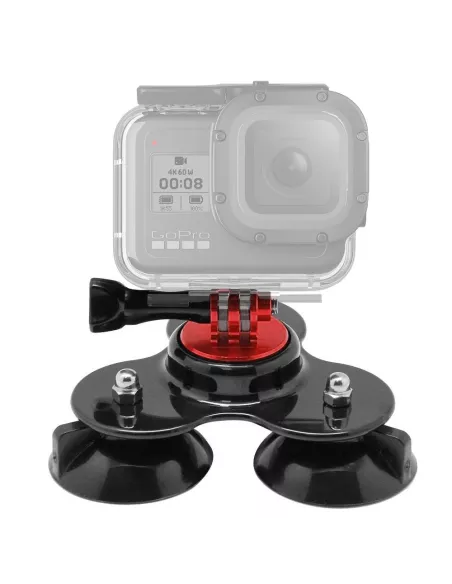 Support Auto Triple Ventouse pour Gopro et caméra sport | Ibroz